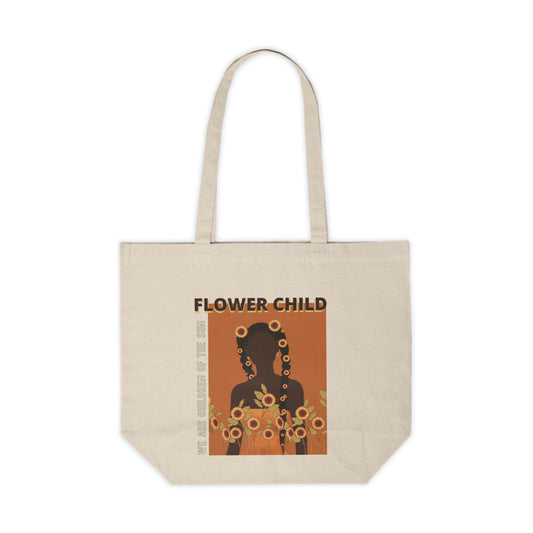 SunFlower Child Canvas Tote bag