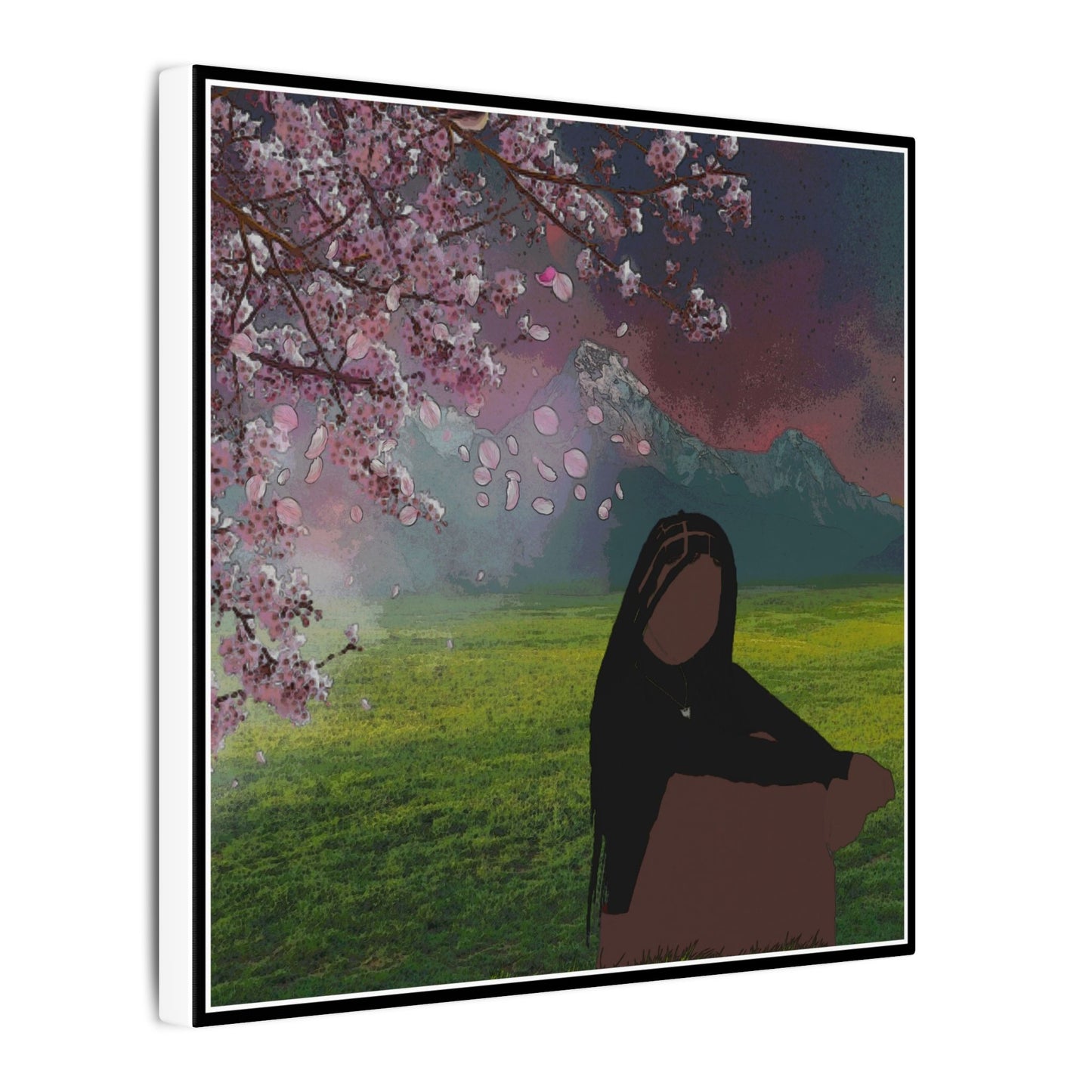 Her Quiet Spring Canvas, Stretched, 0.75" (Multi-Size)