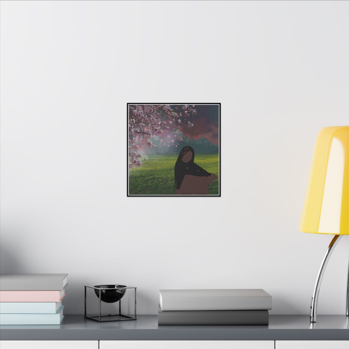 Her Quiet Spring Canvas, Stretched, 0.75" (Multi-Size)
