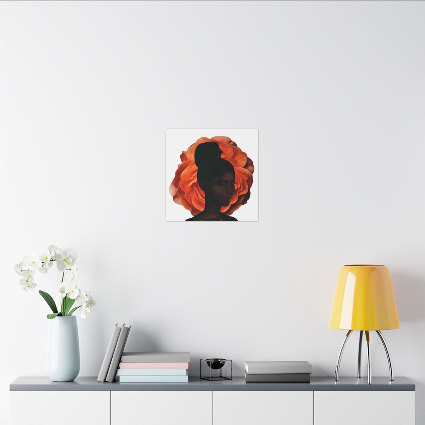 Blooming Within White Matte Canvas, Stretched, 0.75" (Multi-Size)
