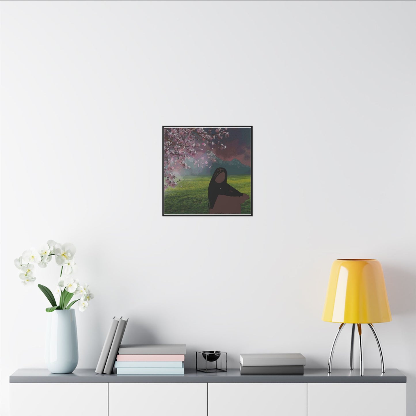 Her Quiet Spring Canvas, Stretched, 0.75" (Multi-Size)