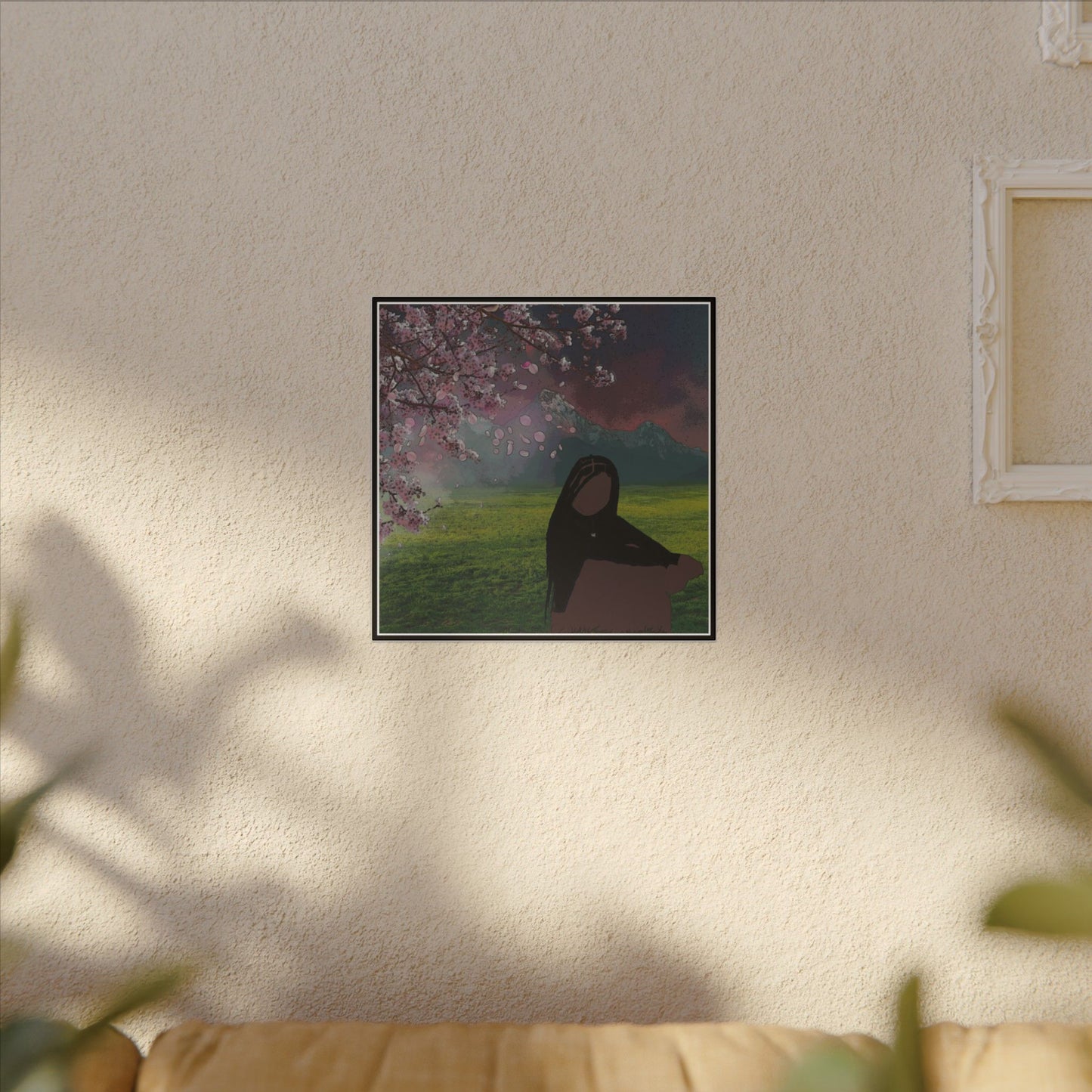 Her Quiet Spring Canvas, Stretched, 0.75" (Multi-Size)