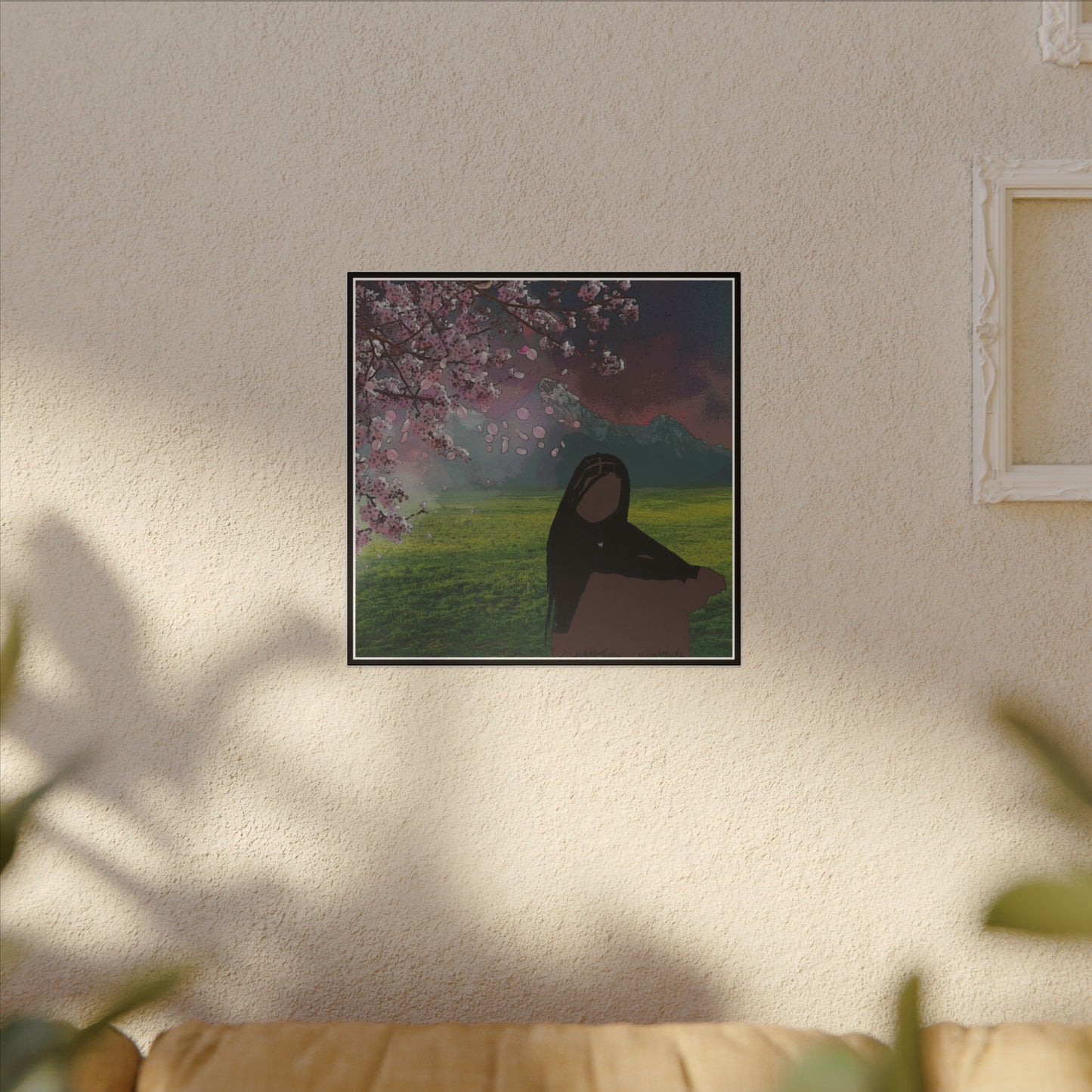 Her Quiet Spring Canvas, Stretched, 0.75" (Multi-Size)
