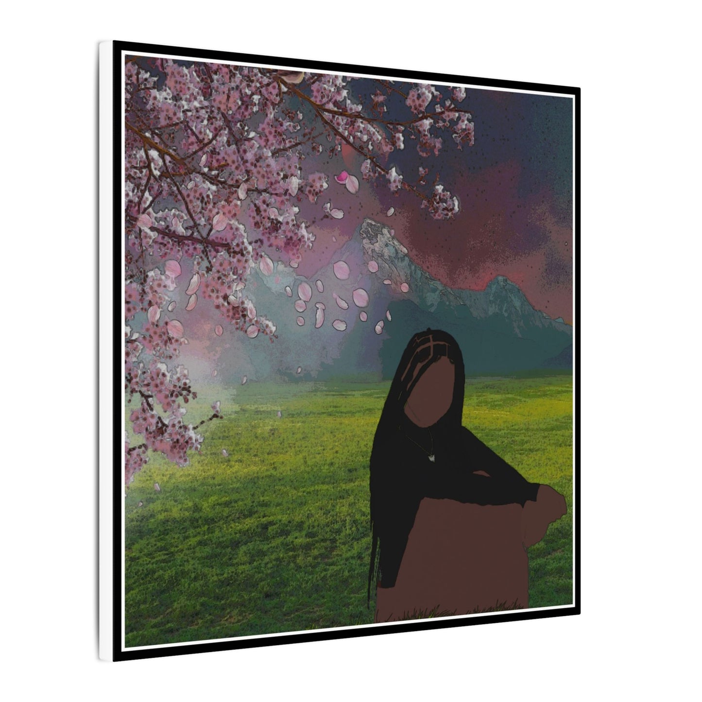 Her Quiet Spring Canvas, Stretched, 0.75" (Multi-Size)