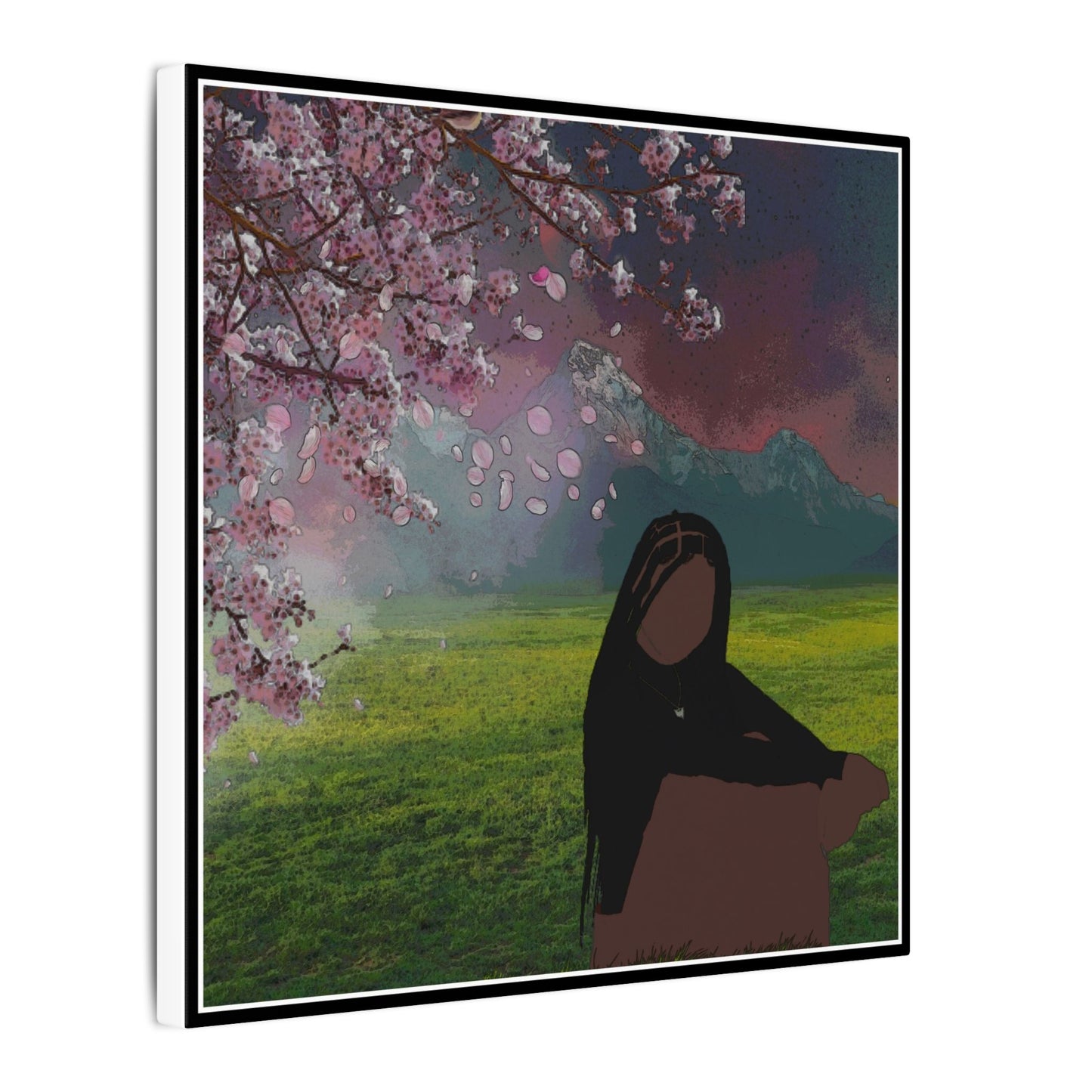 Her Quiet Spring Canvas, Stretched, 0.75" (Multi-Size)