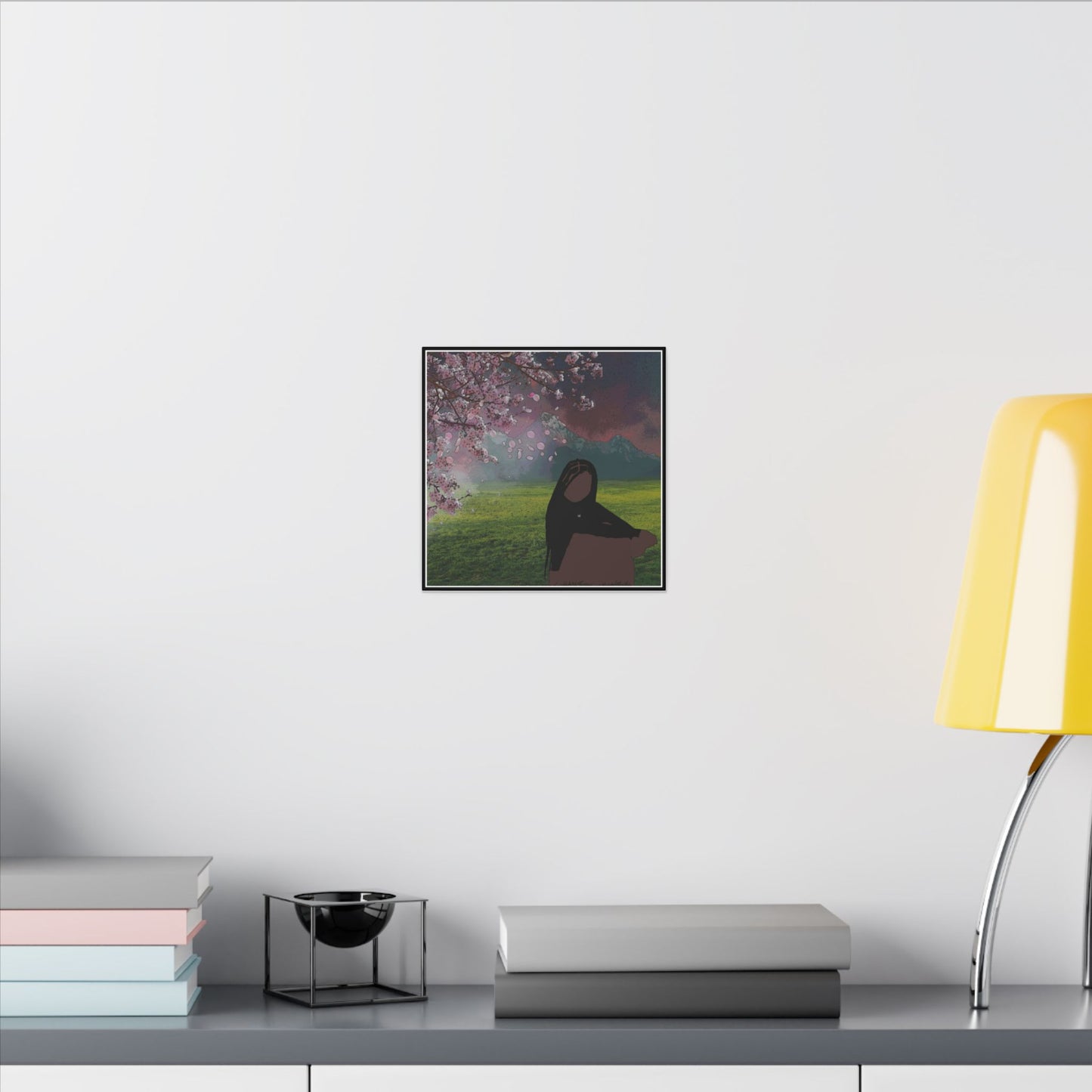 Her Quiet Spring Canvas, Stretched, 0.75" (Multi-Size)