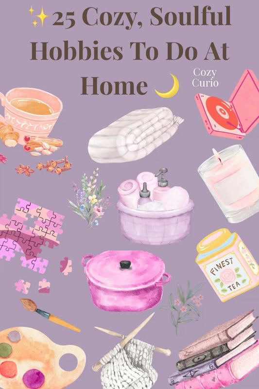 25 Cozy, Soulful Hobbies to Try at Home 🌙