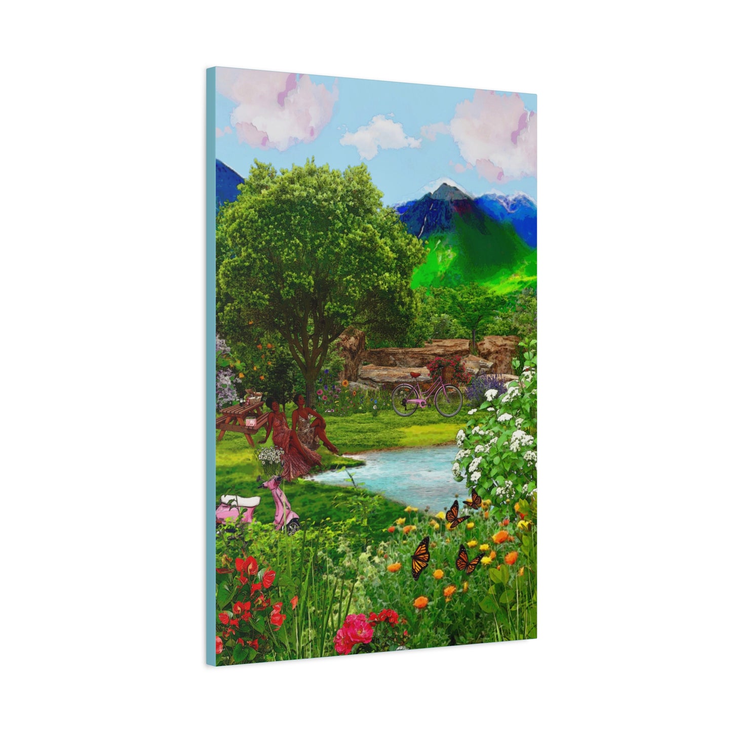 Where Friendship Blooms Matte Canvas