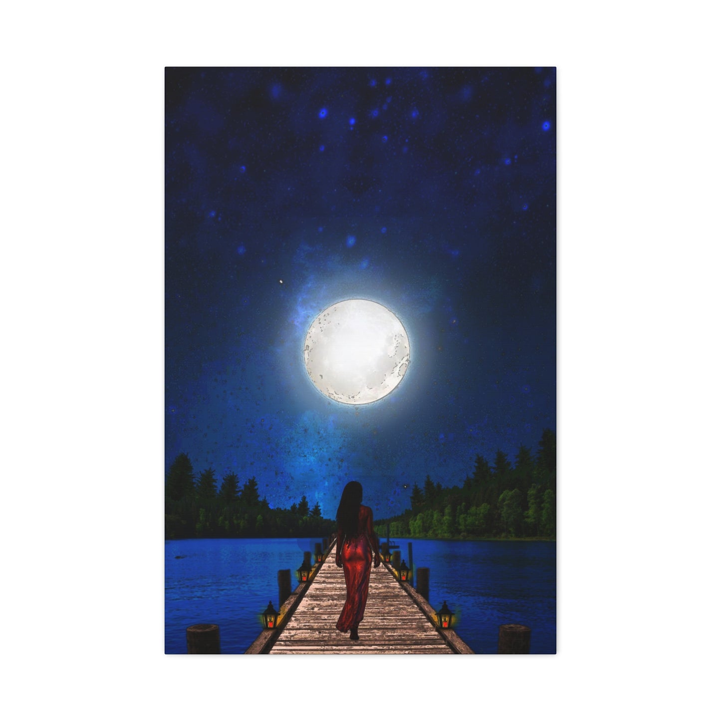 Walking Toward the Light Matte Canvas