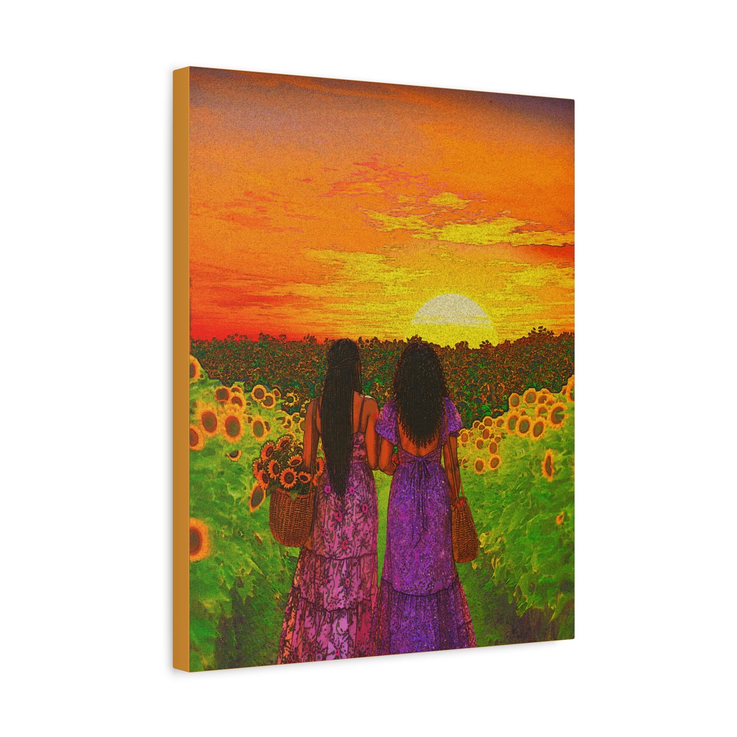Golden Paths & Kindred Hearts Matte Canvas
