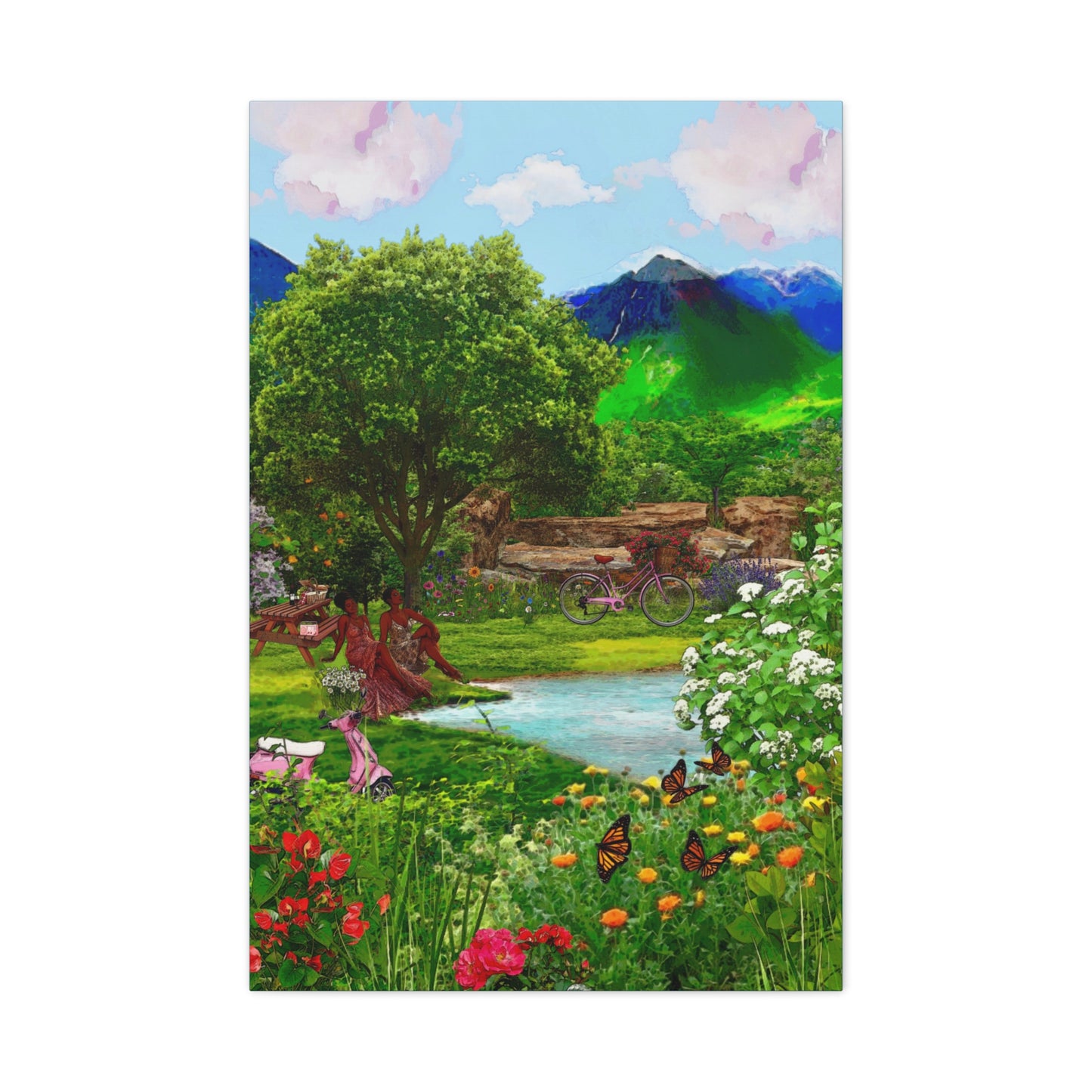 Where Friendship Blooms Matte Canvas