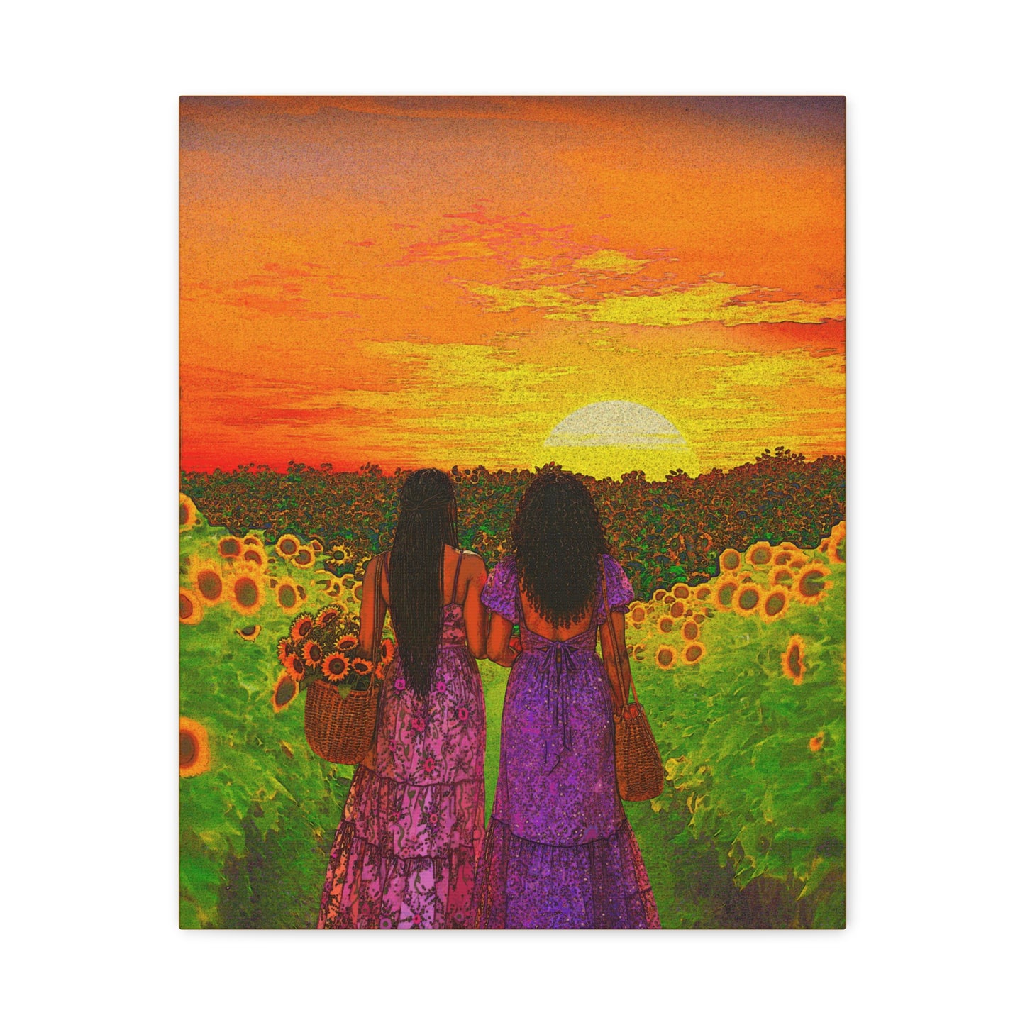 Golden Paths & Kindred Hearts Matte Canvas