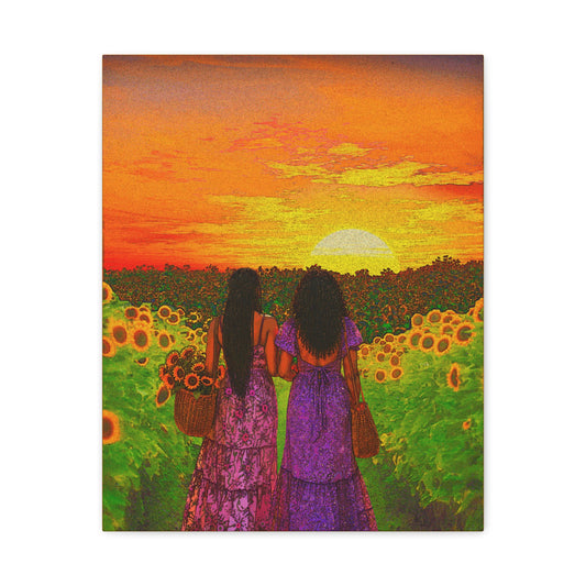 Golden Paths & Kindred Hearts Matte Canvas