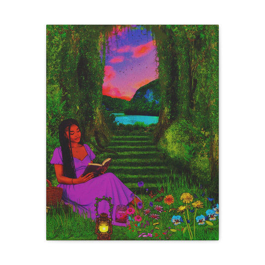 Bloom Where You Are Rooted Matte Canvas